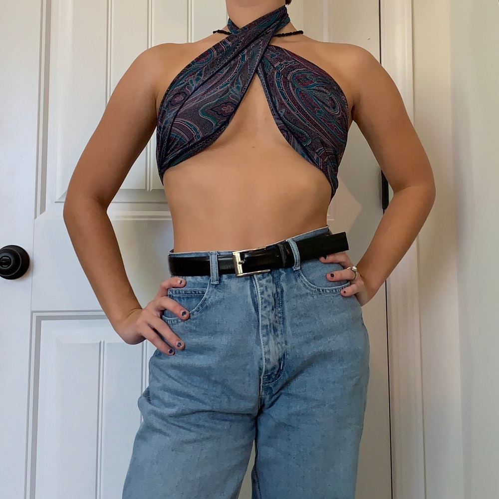 vintage mantero scarf